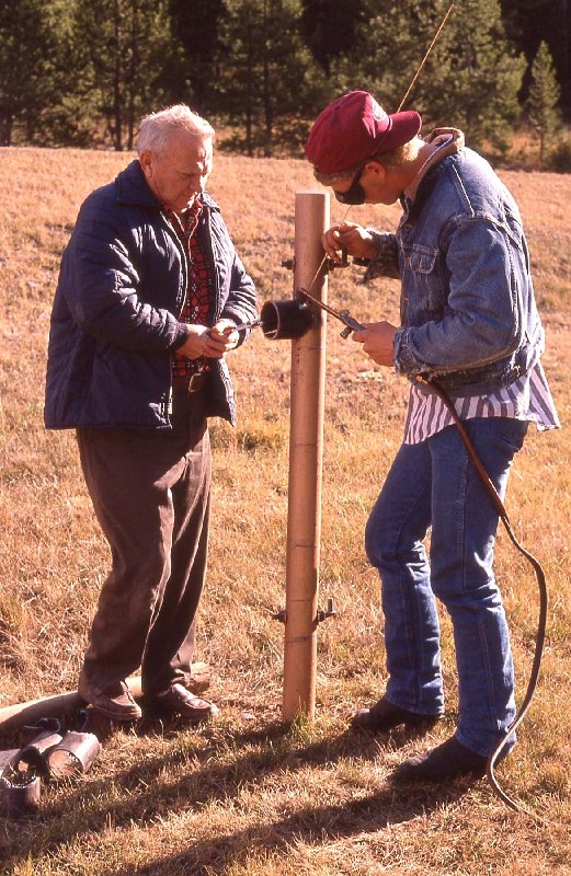 John with grandson, Jim 1991